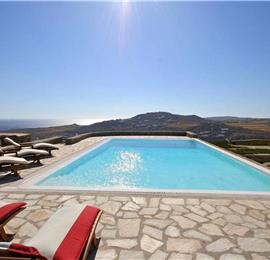 4 Bedroom Villa with Pool near Super Paradise Beach on Mykonos, Sleeps 8